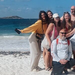 Orange Aerie Cropped Pullover Sweatshirt